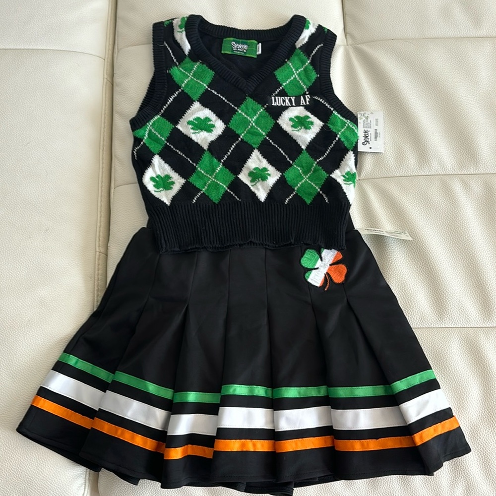Saint Patrick’s Day outfit size small NWT